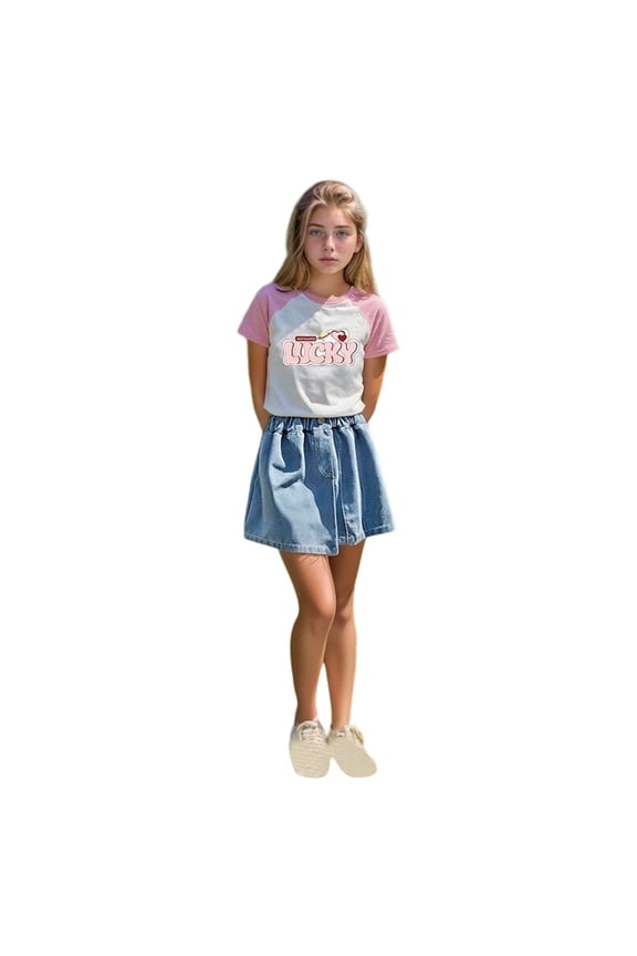 Summer Outfits Sets For Kids Versatile Daily Wear For Ages 0.5 To 11 Years For Comfort And Style With Short Sleeve Solid Color Toddler O-Neck Classic Dailywear