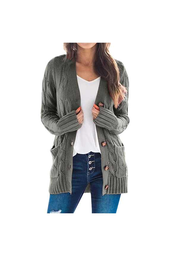 Sweaters Womens Open Sleeve Knit Boho Long Patchwork Coat Cardigan Pockets Front Sweater Fashion