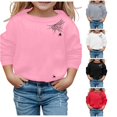 thumbnail image 1 of Vividxx Sweatshirts For Girls Long Sleeve Soft Sweatshirt Halloween Cute Crewneck Pullovers Top For Kids Classic 6-7 Years, 1 of 4