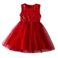 thumbnail image 1 of Vividxx Toddler Girl Dress Sleeveless Prints Dress Summer Dance Birthday Party Dresses Clothes Breathable, 1 of 4
