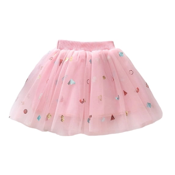 Vividxx Toddler Girls Dresses Layered Skirt With Sequins Party Tutu Dress For Dance Performance 9-10 Years