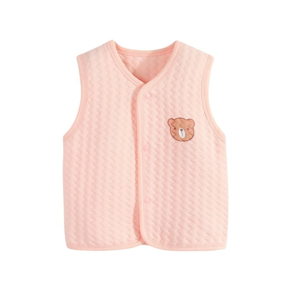 Vividxx Toddler Girls Jacket Baby Boys Girls Winter Sleeveless Coat Outwear Warm Coat Vest Toddler Girl Fall Outfits Warm And Cute Winter Wear 18-24 Months