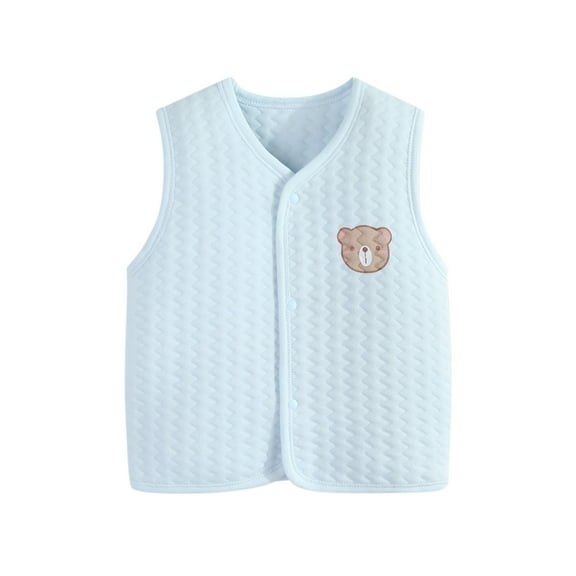 Vividxx Toddler Girls Jacket Baby Boys Girls Winter Sleeveless Coat Outwear Warm Coat Vest Toddler Girl Fall Outfits Warm And Cute Winter Wear 3-6 Months