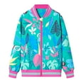thumbnail image 1 of Vividxx Toddler Girls Jacket Girls Jacket Fall Lightweight Jacket Zip Up Thin Children's Leaf Print Windbreaker Windproof Jacket Coats For Boys And Girls 3-4 Years, 1 of 8