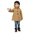 thumbnail image 1 of Vividxx Toddler Girls Jacket Girls Wool Outerwear Blends Warm Coat Windproof Jacket Baby Toddler Kids Winter Girls Coat&Jacket Warm And Cute Winter Wear 2-3 Years, 1 of 2