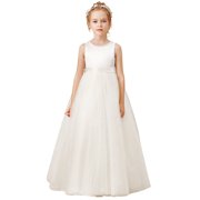 Vividxx Trendy Girls Dresses O-Neck Sleeveless Any Occasion For Parties And Everyday Wear Stylish And Comfortable Design For Young Fashion Solid Color Toddler Stylish Sundress