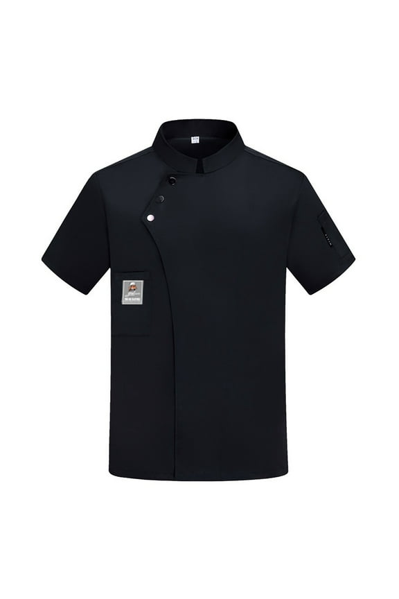 Unisex Men's Chef Coat Jacket Women Kitchen Restaurant Cooking Work Chef Uniformss Shirt Tops Long Sleeve