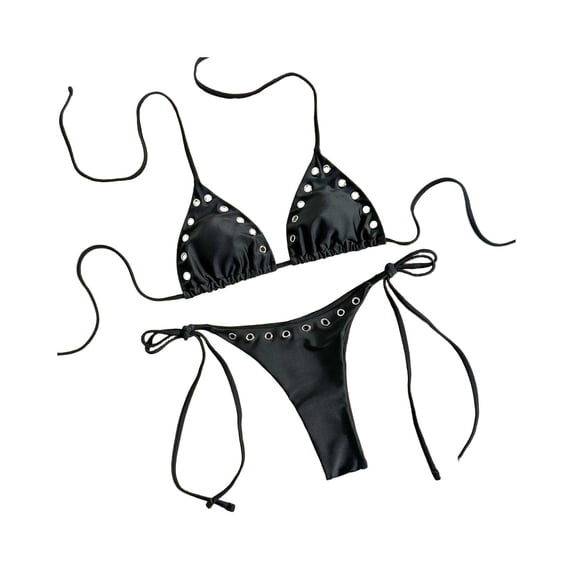 Vividxx Women's Bikini Sets Two Piece Swimwear Low Waisted Bikini With Adjustable Straps Bathing Suit For Women Beach Vacation Outfits