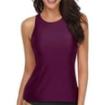 thumbnail image 1 of Vividxx Women's Bikini Tops High Neck Tankini Top Bathing Suit Tops For Women Tank Tops Swimsuits Summer Comfortable Beachwear, 1 of 5