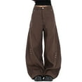 thumbnail image 1 of Vividxx Women's Casual Wide Leg Pants Comfortable Everyday Basic Pure Color Trousers Versatile For All Seasons With Loose Fit Trousers, 1 of 5