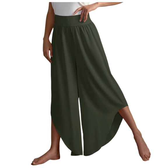 Vividxx Women's Pants Women Wide Leg Pants High Waisted Yoga Pants Hippie Pants Boho Beach Plus Size Palazzo Pants Fashion Outfits Clothes