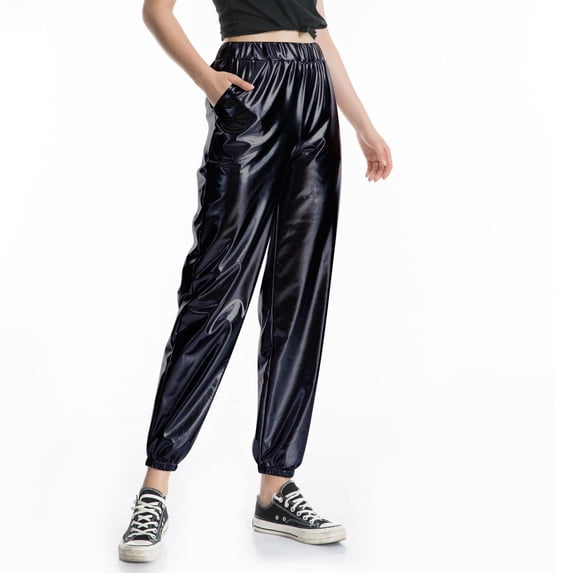 Vividxx Women's Pants Women's Casual Sports Street Hop Party Sparkly Fancy Pants Vacation Trousers