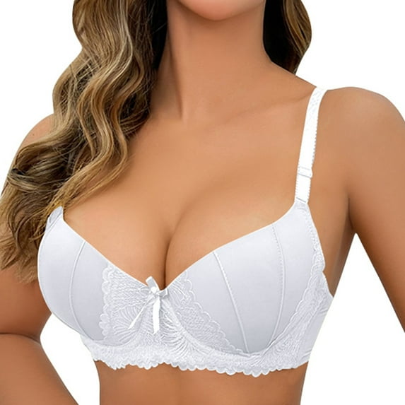 Vividxx Womens Bras Ladies Push Up Bra Colored Bow Lace Small Push Up Bra Sexy Comfortable Everyday Classic
