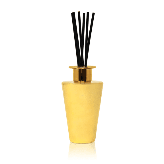 Vivience Fol Oil Reed Diffuser Aromatherapy Diffuser Home Decor, Zen Tea, Polished Gold