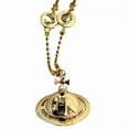 thumbnail image 1 of Vivienne Westwood Pendant Lighter Gas Lighters Two Orb Chains, Gift Box, Gold, 1 of 6