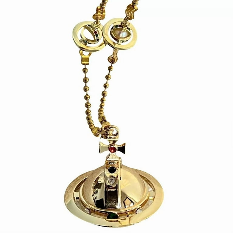 Vivienne Westwood Pendant Lighter Gas Lighters Two Orb Chains