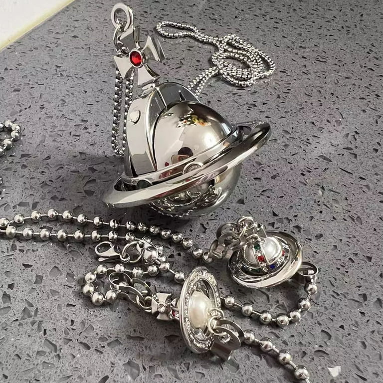 小物 Vivienne Westwood NEW SOULGLOBE Vivienne Westwood Pendant Lighter Gas Lighters Two Orb Chains