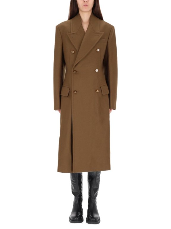 Winston Double-Breasted Tailored Coat (Women's)