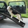 thumbnail image 1 of Vivifying 62" Bi-fold Portable Dog Ramp  Nonslip Pet Ramp for Dogs to Get into Cars, Trucks, SUVs, or RVs for Large Pet Trunk Back Seat Ladder Step Car SUV, 1 of 9