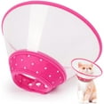 thumbnail image 1 of Vivifying Small Pet Cone, 4.7-5.7 in Adjustable Lightweight Elizabethan Collar for Cats (Pink), 1 of 8