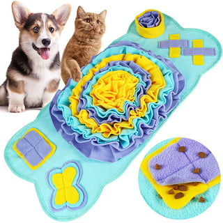vocheer Dog Snuffle Mat, Pet Feeding Mat Training Foraging Sniffing Pad  Encourages Natural Foraging Skills for Cats Dogs Portable Travel Use for