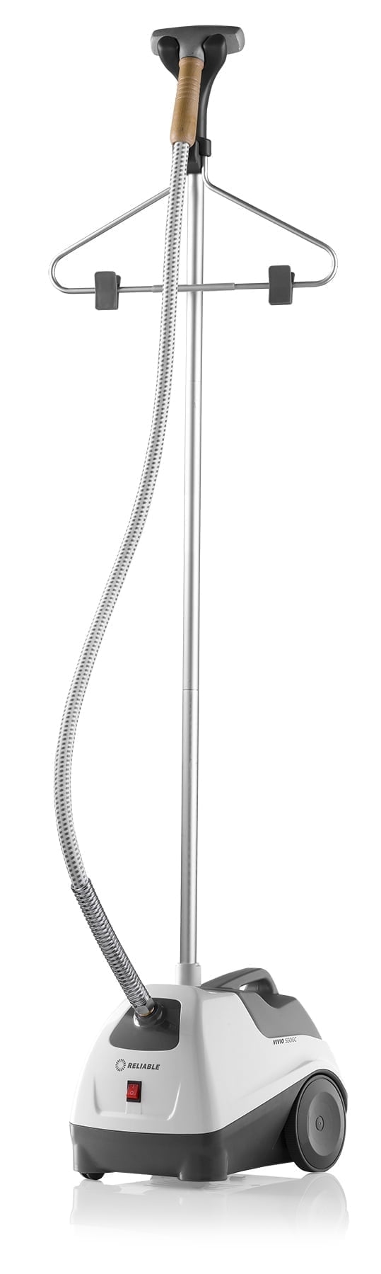 Reliable Vivio 550GC Garment Steamer with Metal Head, Silver