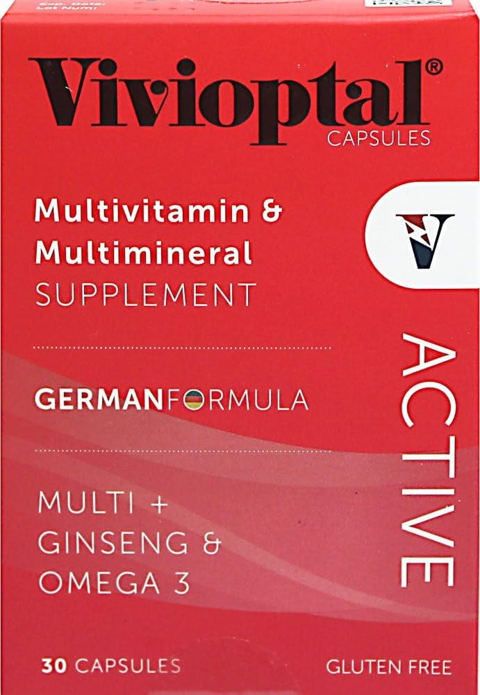 Vivioptal Active 30 Softgels Multivitamin & Multimineral Supplement