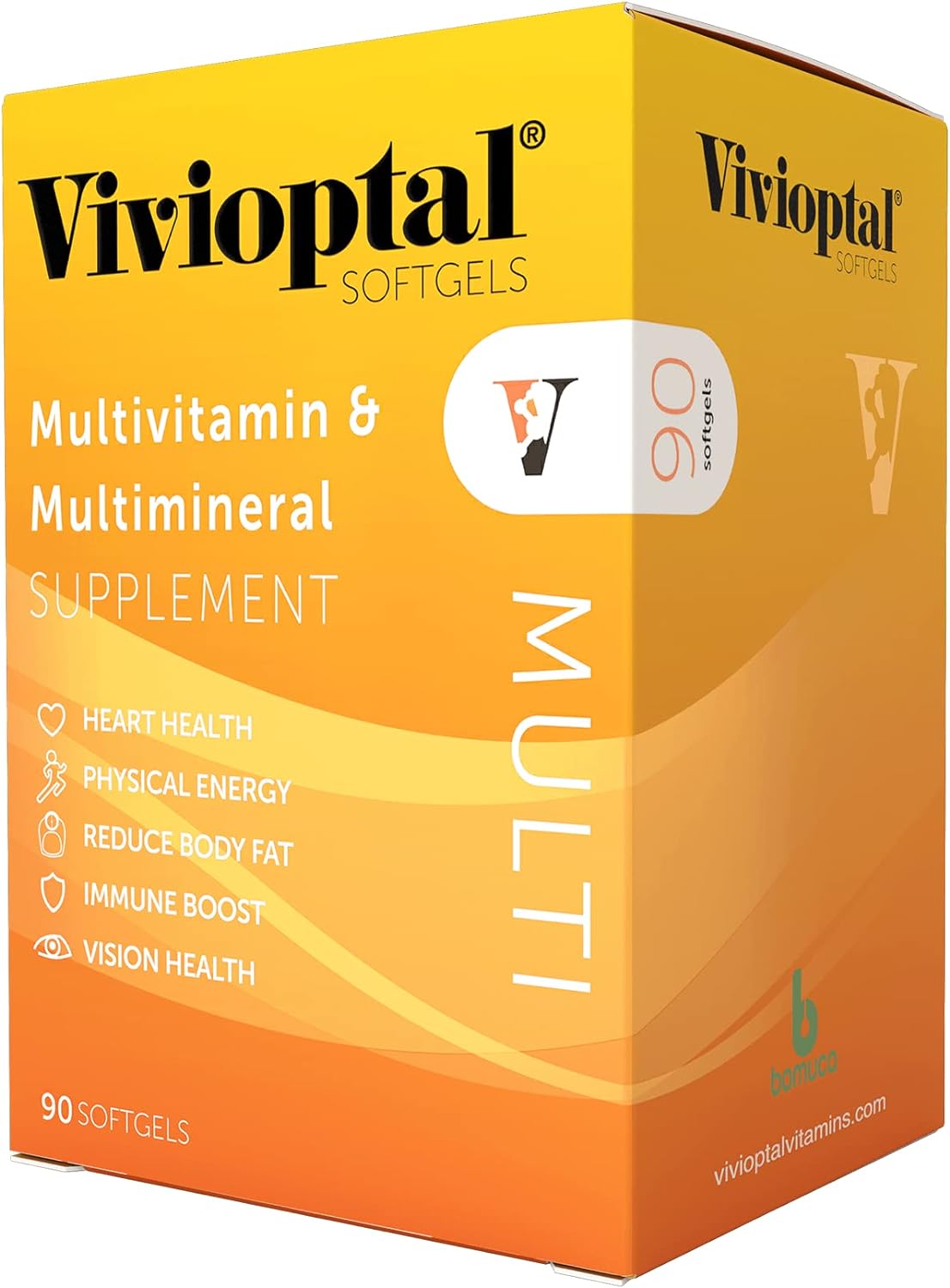 Vivioptal Multi 90 Softgels Multivitamin & Multimineral Supplement