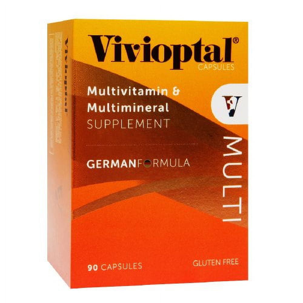 Vivioptal Multivitamin & Multimineral German Formula Capsules, 90 Count