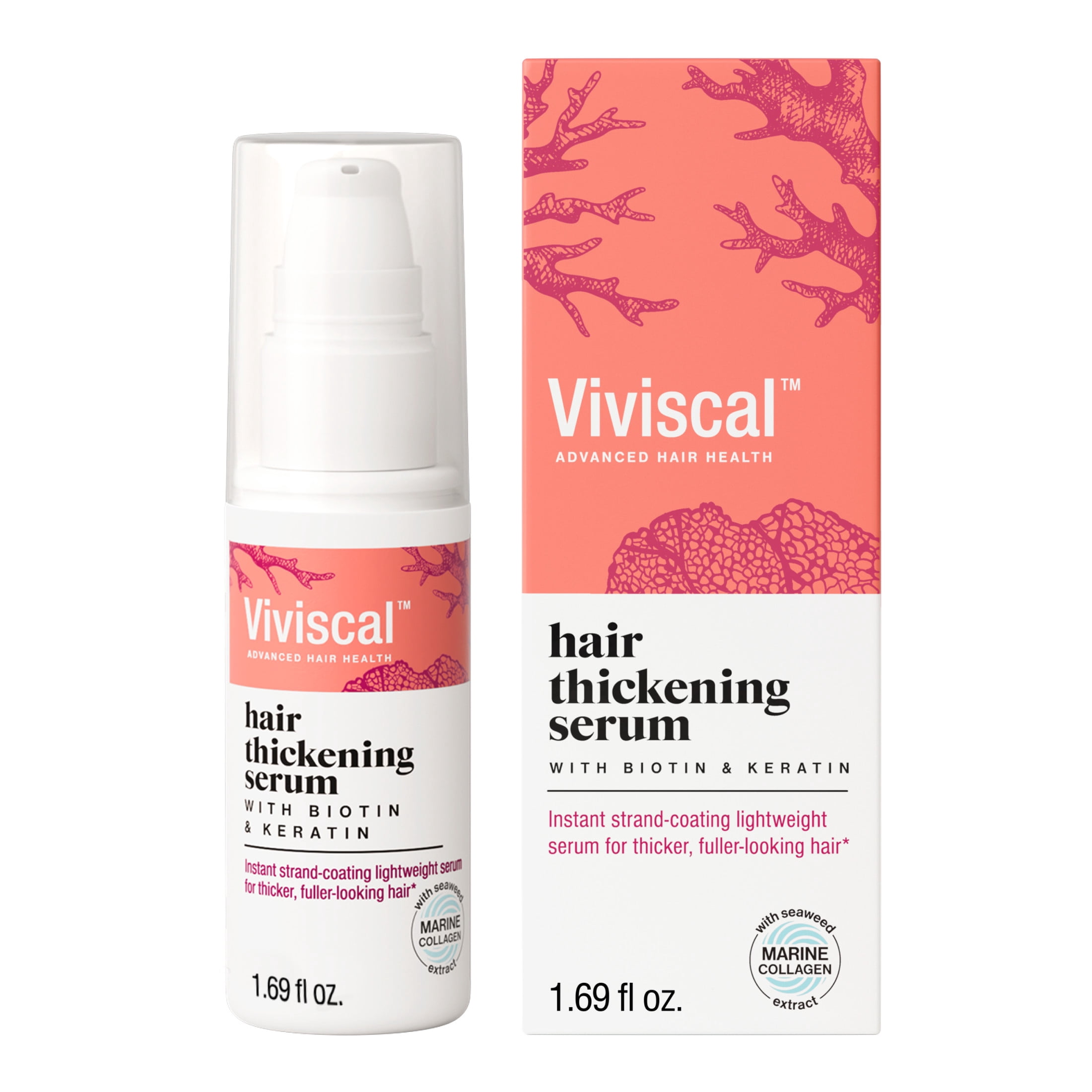 Viviscal Hair Growth Serum, Volumizing Leave-in Elixir for Thicker