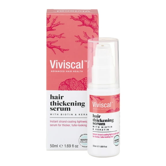 Viviscal Hair Thickening Serum, Leave-in Elixir for Thicker and Fuller Looking Hair, 1.69 fl oz