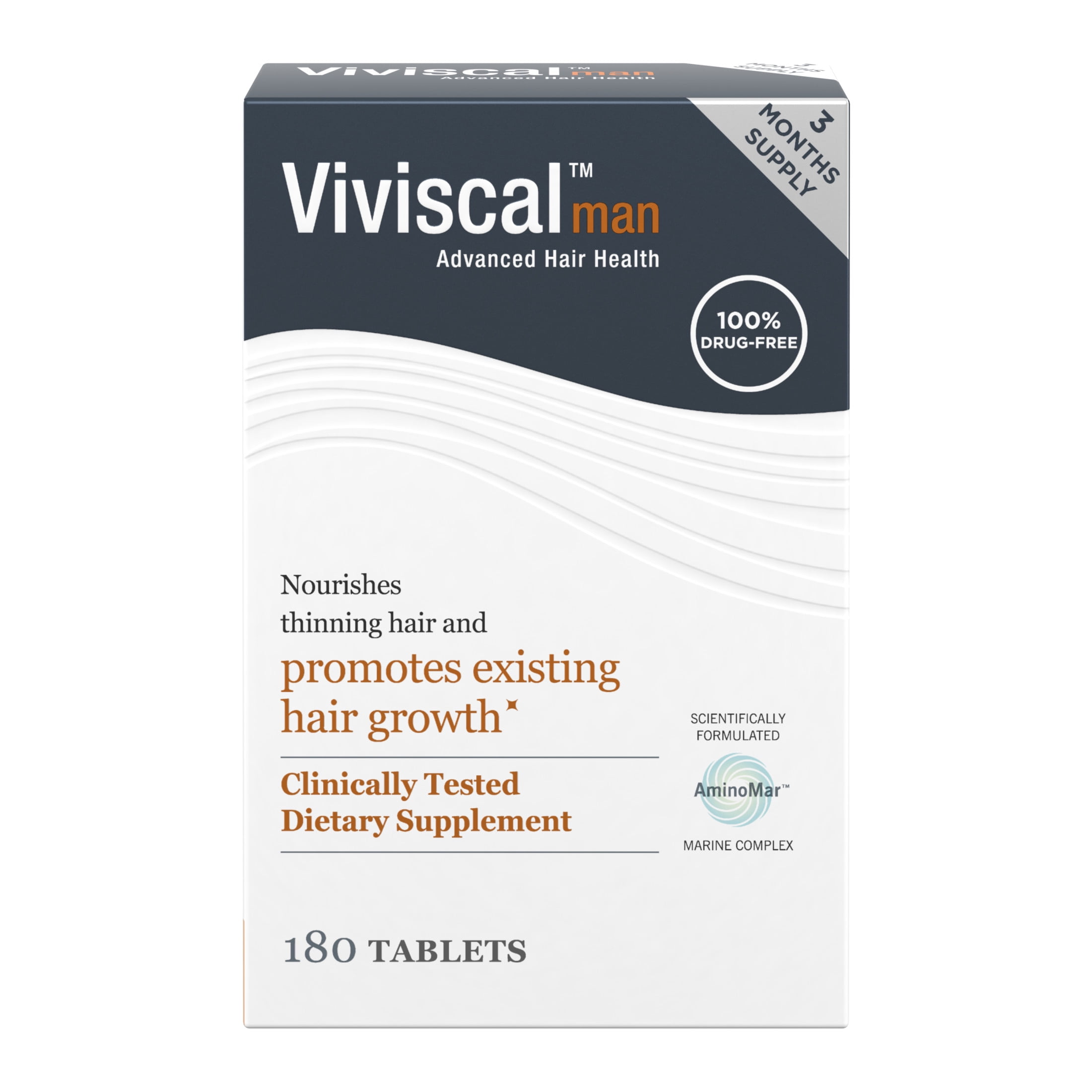 Viviscal Man Hair Growth Supplement, 180 Tablets