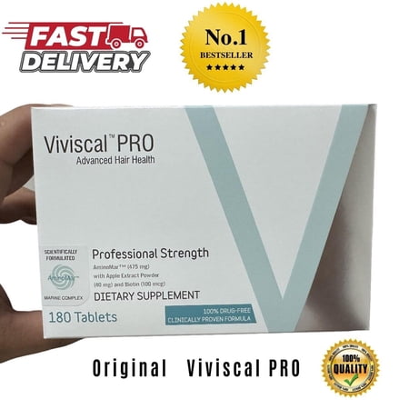 Viviscal Professional Hair Growth Tablets - 180 Tablets Exp. 08/2026