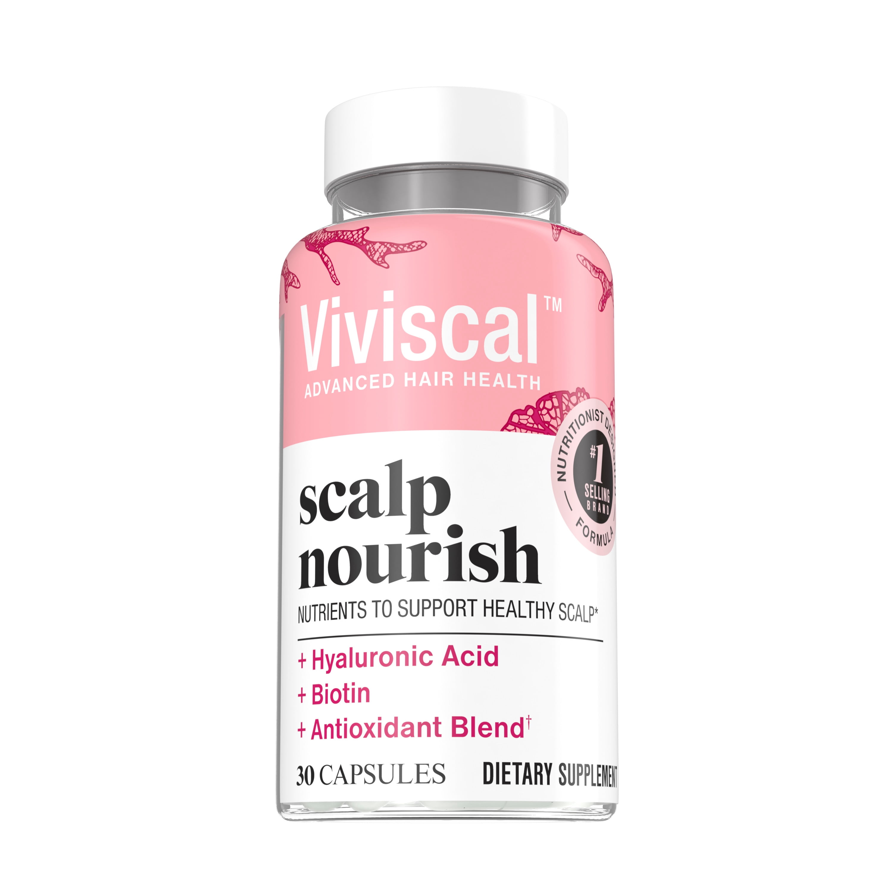 Viviscal Scalp Nourish Supplement, Blend of Nutrients to Support Scalp