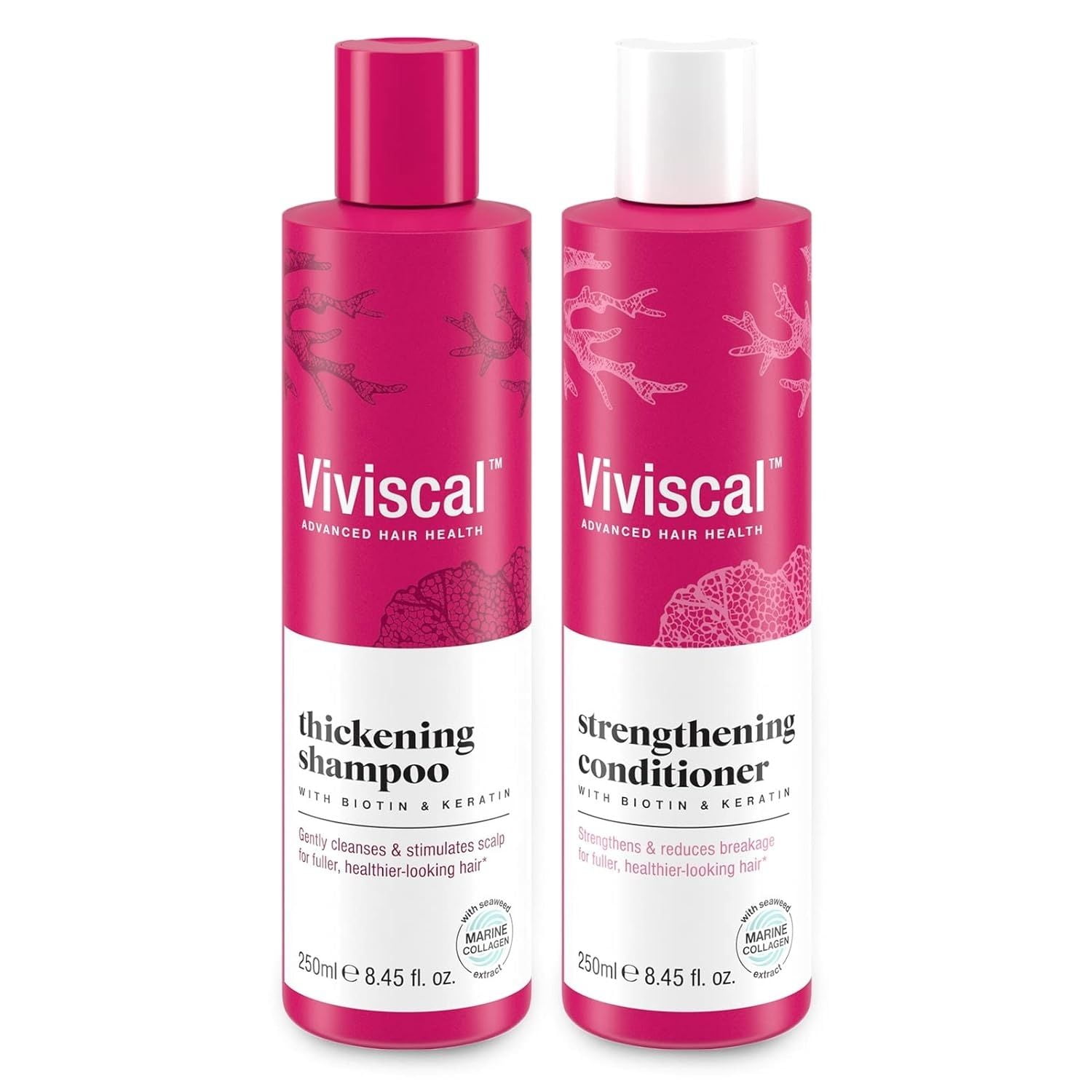Viviscal Thickening Shampoo & Strengthening Conditioner Set with Biotin