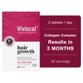 thumbnail image 1 of Viviscal Hair Growth Supplements for Women, Thicker Fuller Hair Support for Thinning Hair and Hair Loss, with Biotin and Marine Collagen, Drug-Free, 60 Tablets, 1-Month Supply, 1 of 14