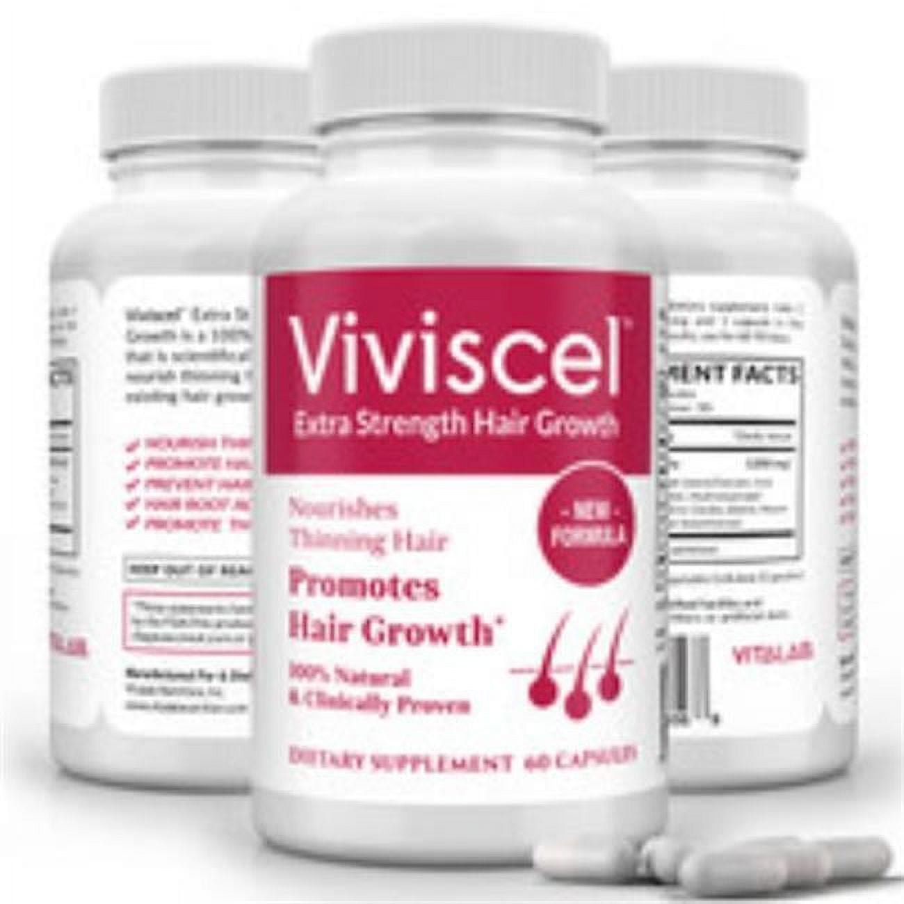 Vitalab Viviscel Hair Growth Supplement, Extra Strength Formula, 60