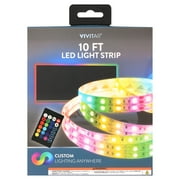 Vivitar Indoor 10 ft Remote Controlled Energy Efficient LED Light Rope & String