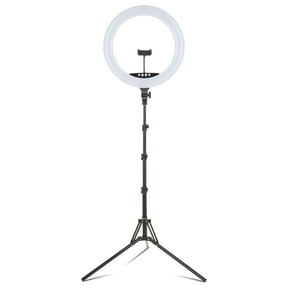 Vivitar 18-Inch LED RGB Ring Light with Tripod, Phone Holder, USB Charging Ports and Wireless Remote