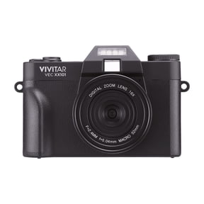 Open Box Vivitar 4K Digital Camera, 8x Digital Zoom, 3" LED Display, Bonus Macro Lens, Included SD Card