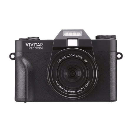 Vivitar 4K Digital Camera, 8x Digital Zoom, 3" LED Display, Bonus Macro Lens, Included SD Card