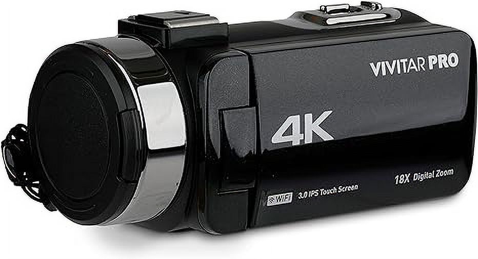 Vivitar 4K Video Camera, WiFi Ultra HD Camcorder with 18x Digital Zoom