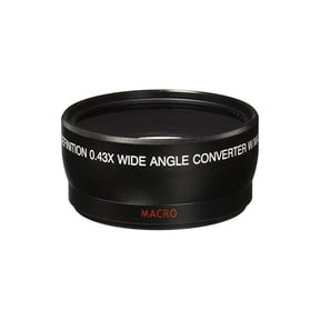 Vivitar 58mm 0.43x Wide Angle Lens W/ Removable Macro V58W For 58mm Camera Lenses