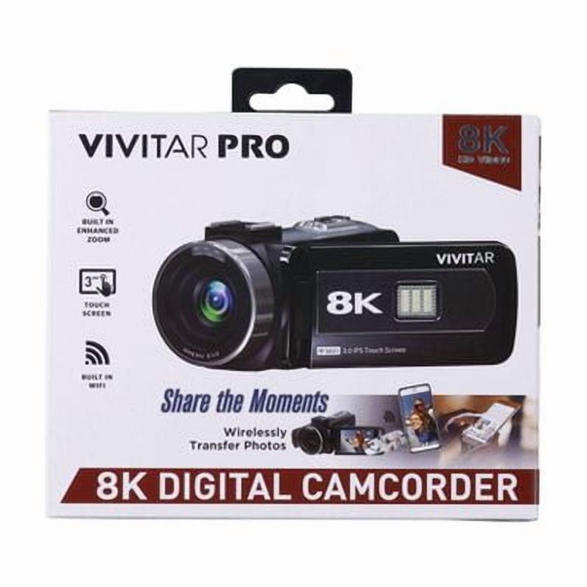 Vivitar 8K 18x Zoom Camcorder - Walmart.com