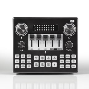 Vivitar Audio Mixer, Multiple Sound Pads & Effects for Vlogging, Black