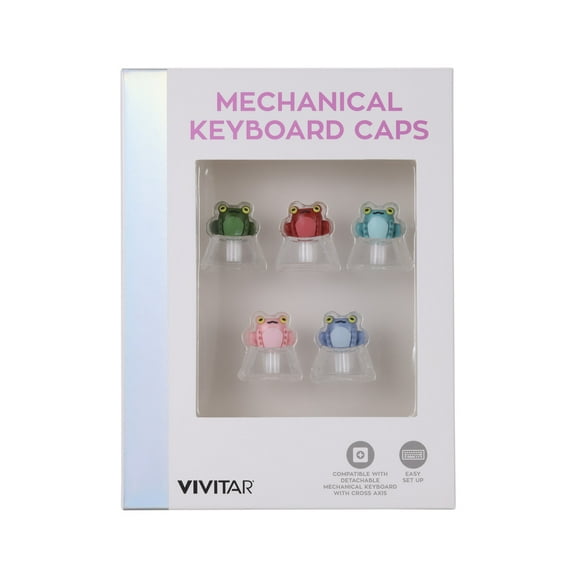 Vivitar Back to School Frog Theme Novelty Key, Product Height 6 inch, Plastic Keyboard Protectors