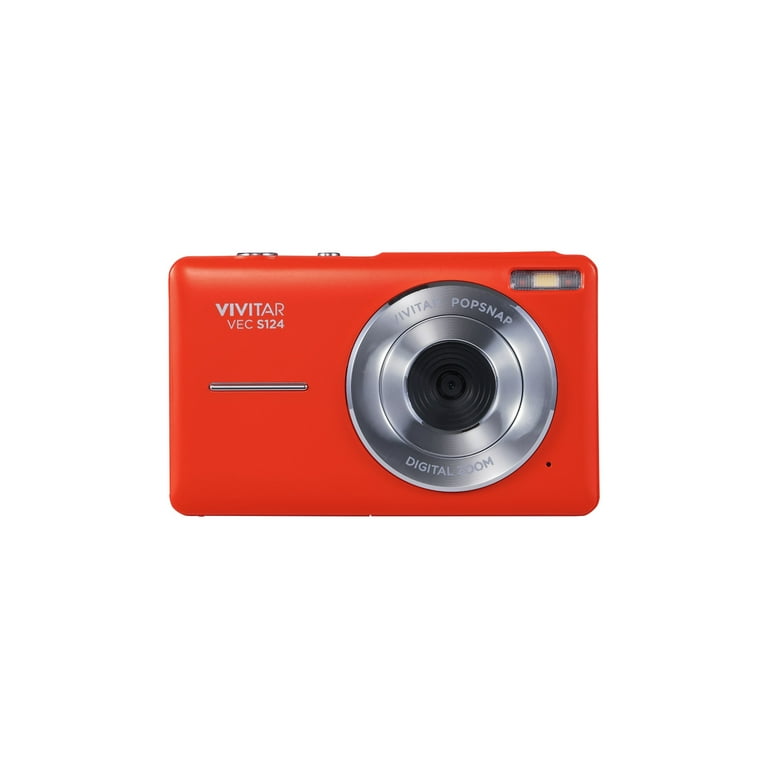 Vivitar Popsnap Compact Digital Camera, Orange, 16X Zoom, 1080p