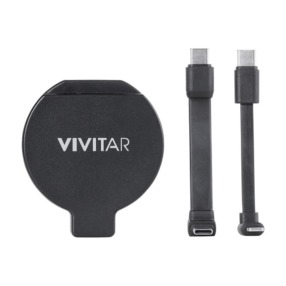 Vivitar Creator Series USB 3.0 Universal Card Reader for iPhone, iPad, Mac & PC, Magnetic USB-C & Lightning SD/MicroSD Card Adapter, Photo & Video Memory Reader, High-Speed Data Transfer