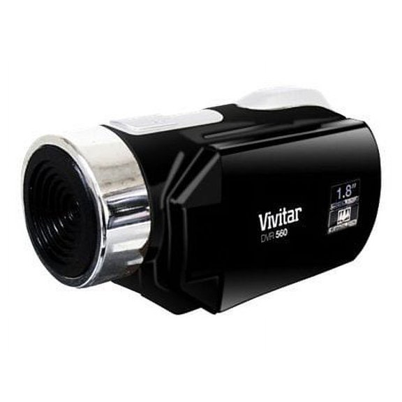 Vivitar DVR 650 Digital Camcorder, 1.8" LCD Screen, CMOS, Black