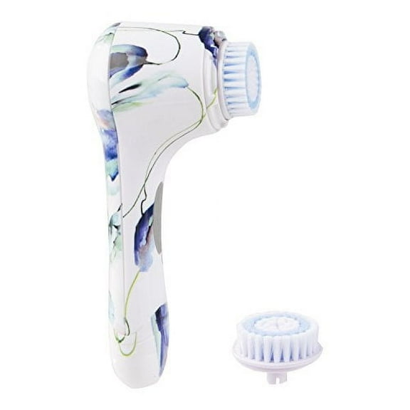 Vivitar Exfoliating Cleansing Brush: Power Facial Brush for Men & Women| Waterproof Electric Face Brush + 2 Brush Heads| Minimize Pores, Eliminate Acne Spots & Blackheads| Top Gifting Idea (WHITE)